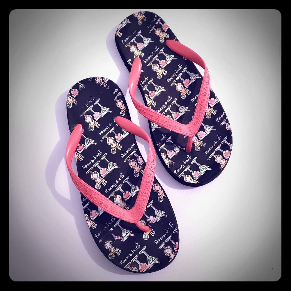 Group Therapy flip flops